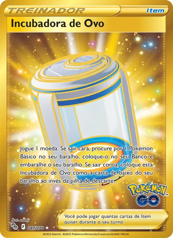 Incubadora de Ovo 087/78 Pokémon GO