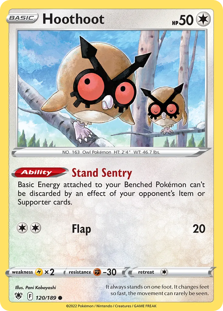 Hoothoot TG12/30 Estrelas Radiantes Galeria de Treinador