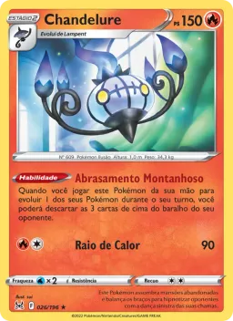 Chandelure 026 Origem Perdida