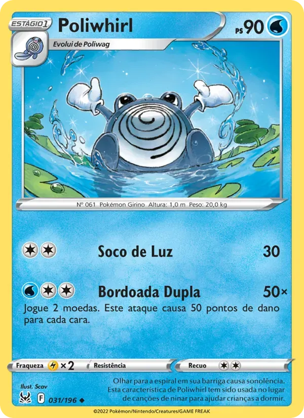 Poliwhirl 031/196 Origem Perdida