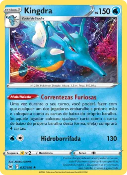 Kingdra 037 Origem Perdida