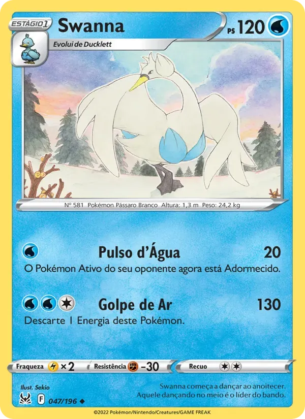 Swanna 047/196 Origem Perdida