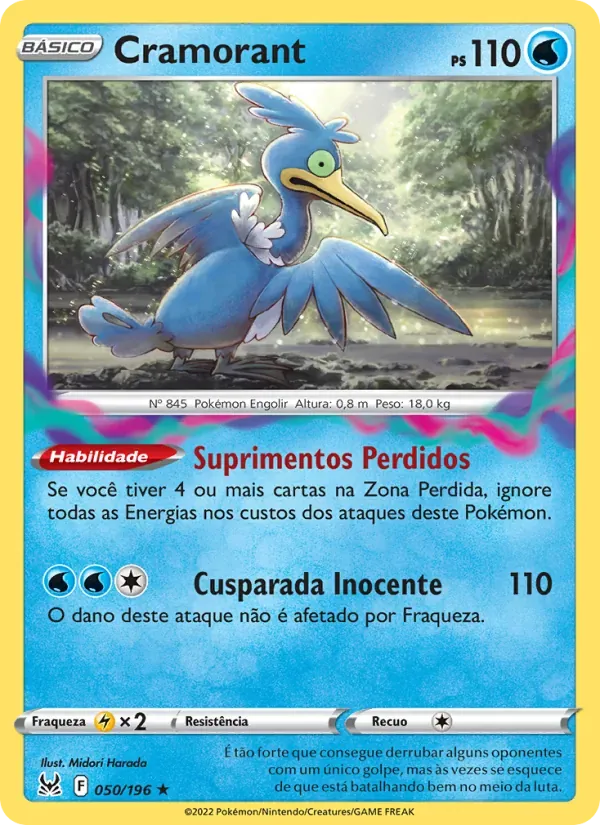 Cramorant 050/196 Origem Perdida