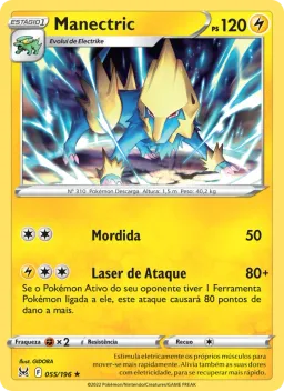 Manectric 055 Origem Perdida