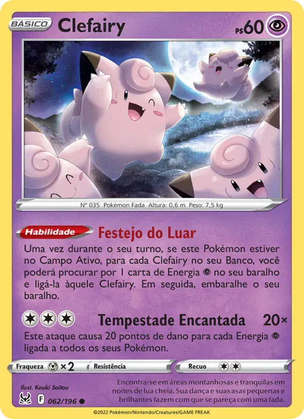 Clefairy 062/196 Origem Perdida