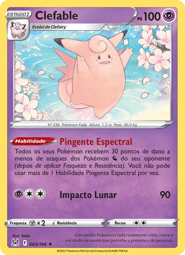 Clefable 063/196 Origem Perdida