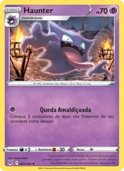 Haunter 065 Origem Perdida
