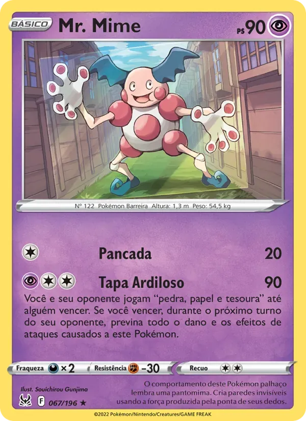 Mr. Mime 067/196 Origem Perdida