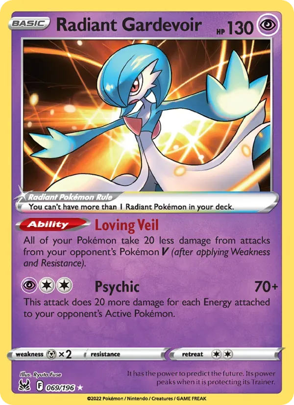 Gardevoir Radiante 069/196 Origem Perdida