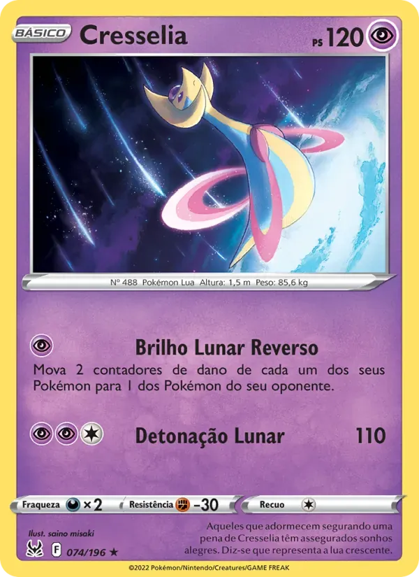 Cresselia 074/196 Origem Perdida
