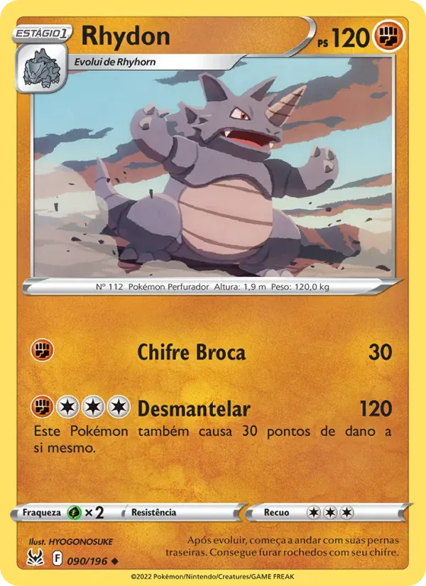 Rhydon 090/196 Origem Perdida