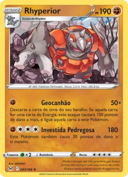 Rhyperior 091 Origem Perdida