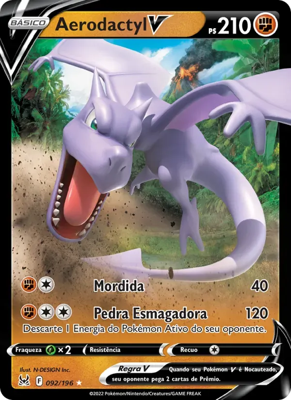 Aerodactyl V 092/196 Origem Perdida