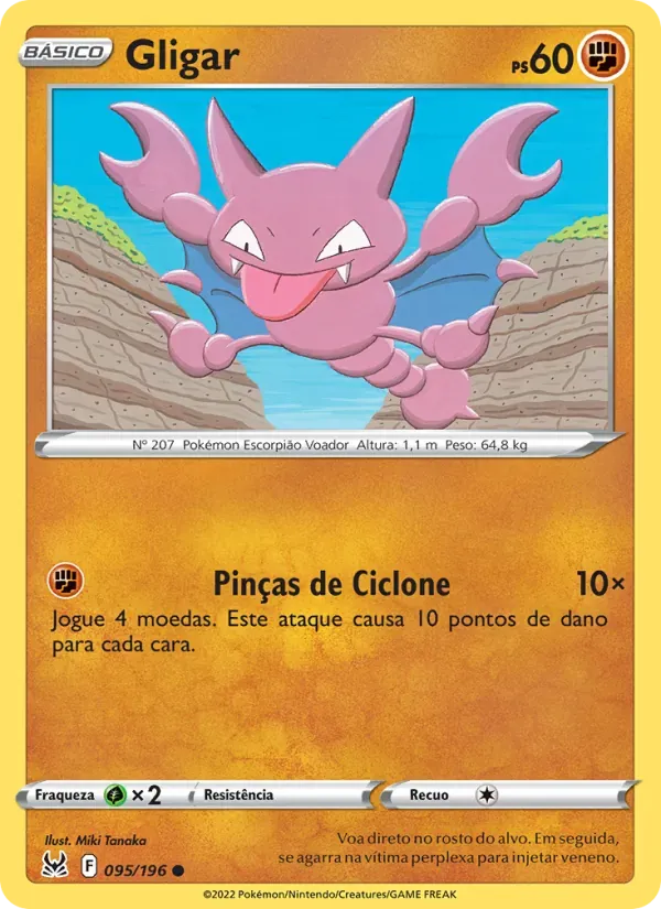 Gligar 095/196 Origem Perdida