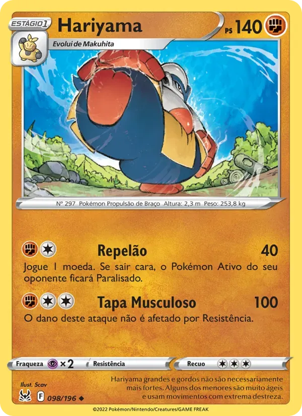 Hariyama 098/196 Origem Perdida