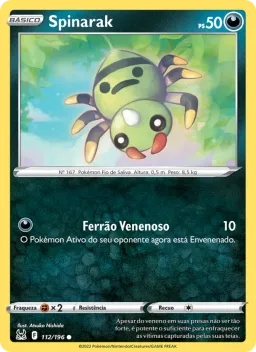 Spinarak 112 Origem Perdida