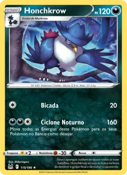 Honchkrow 115 Origem Perdida