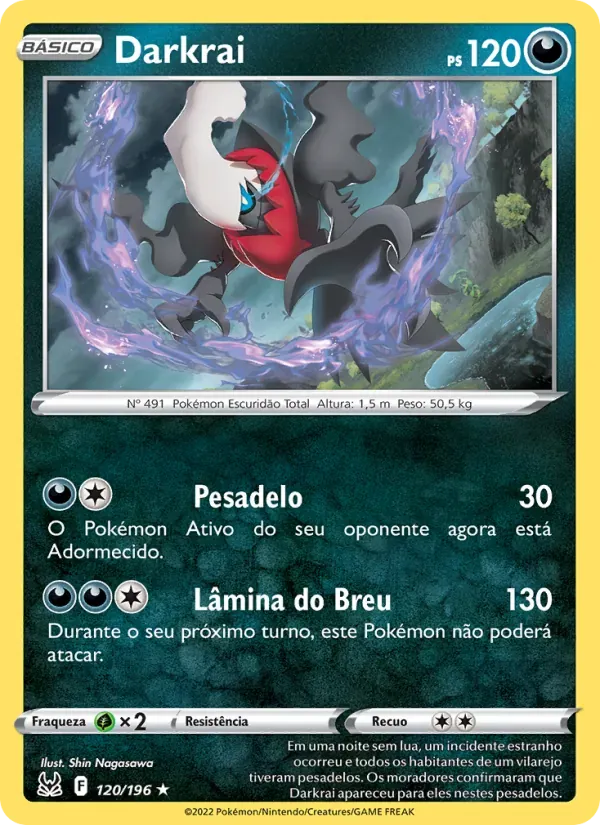 Darkrai 120/196 Origem Perdida