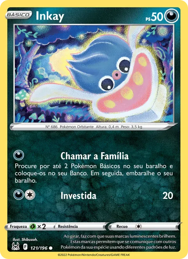 Inkay 121/196 Origem Perdida