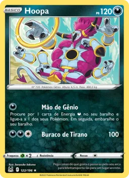 Hoopa 122 Origem Perdida
