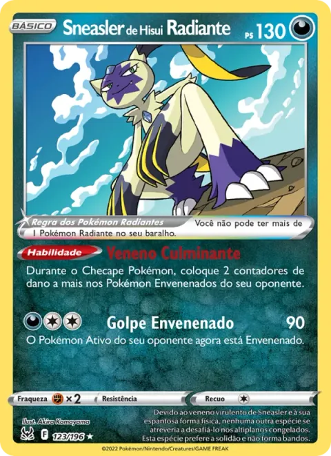 Sneasler de Hisui Radiante 123/196
