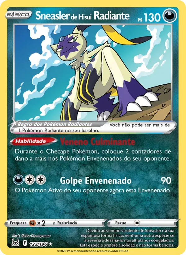 Sneasler de Hisui Radiante 123/196 Origem Perdida