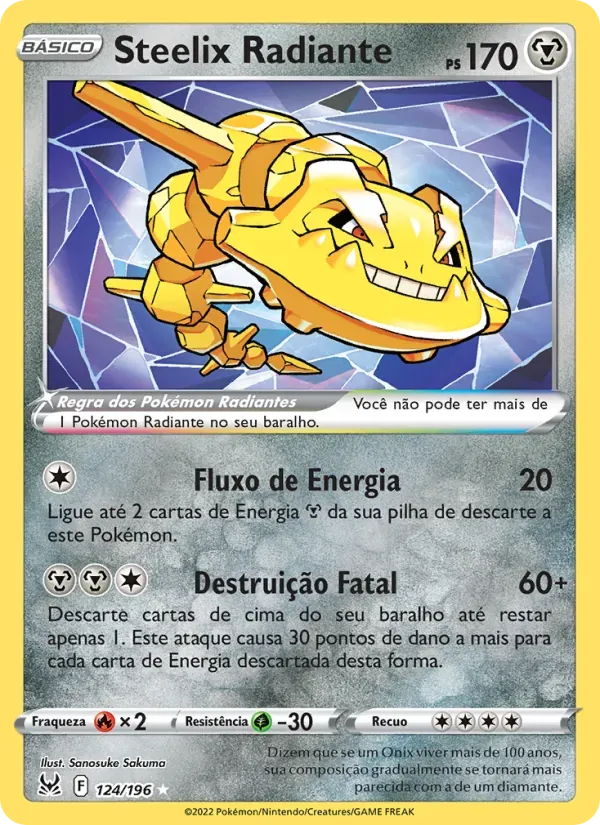 Steelix Radiante 124/196 Origem Perdida