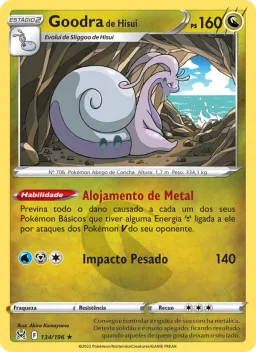Goodra de Hisui 134 Origem Perdida
