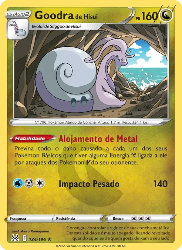 Goodra de Hisui 134/196 Origem Perdida