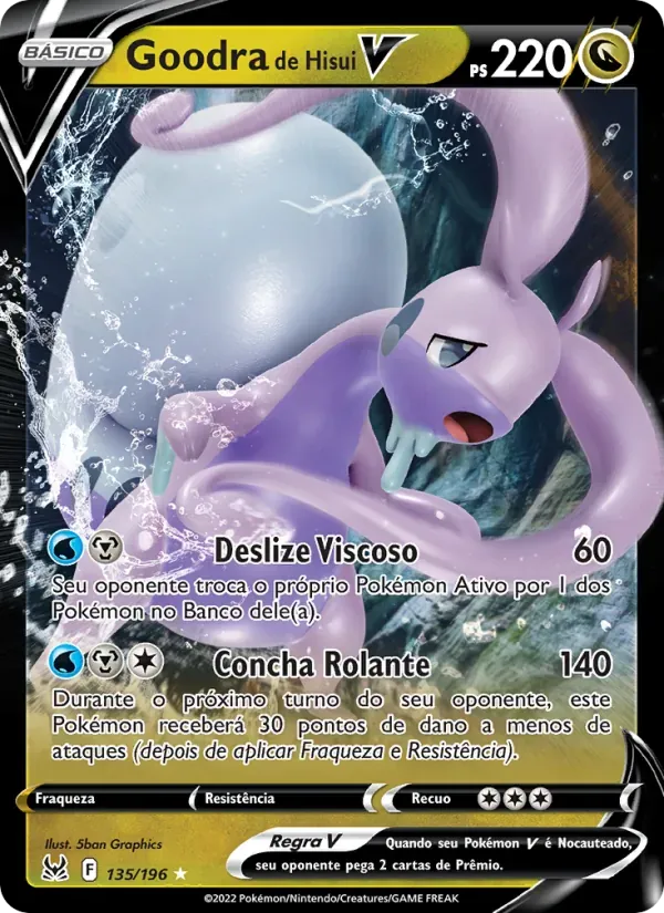 Goodra de Hisui V 135/196 Origem Perdida