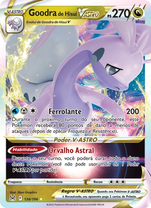 Goodra de Hisui V-ASTRO 136/196 Origem Perdida