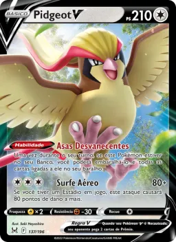 Pidgeot V 137 Origem Perdida