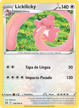 Lickilicky 139 Origem Perdida