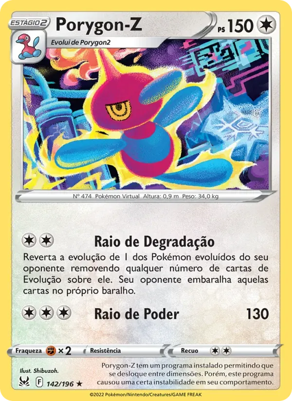 Porygon-Z 142/196 Origem Perdida