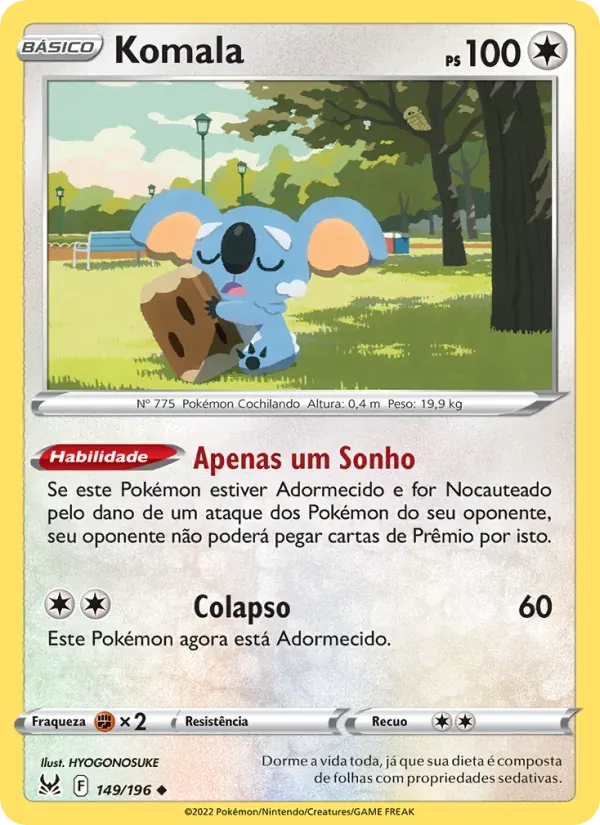 Komala 149/196 Origem Perdida