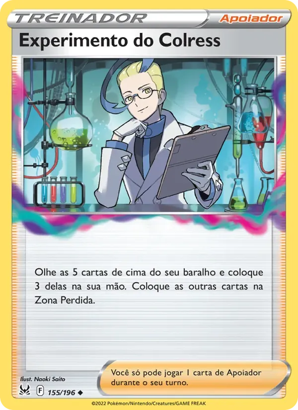 Experimento do Colress 155/196 Origem Perdida