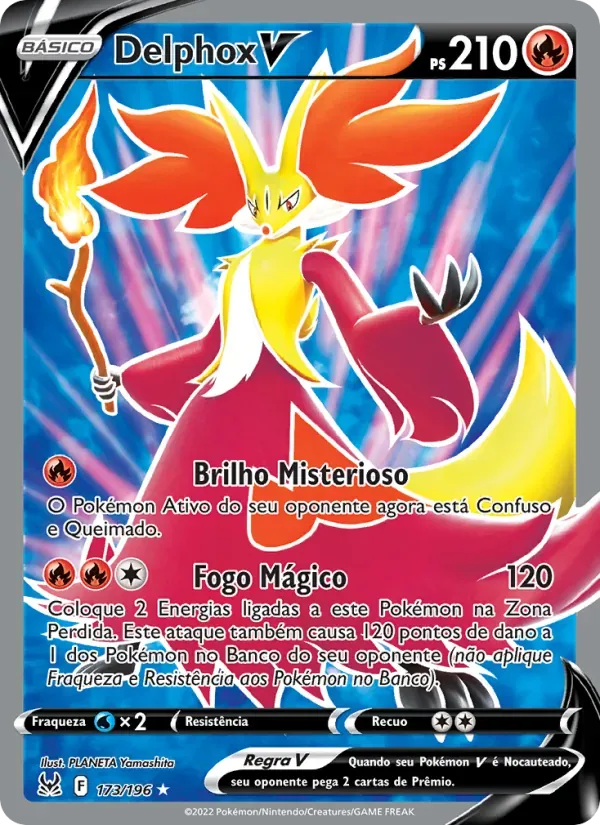 Delphox V 173/196 Origem Perdida