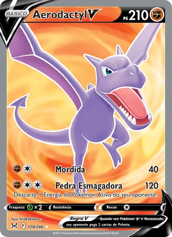 Aerodactyl V 179/196 Origem Perdida