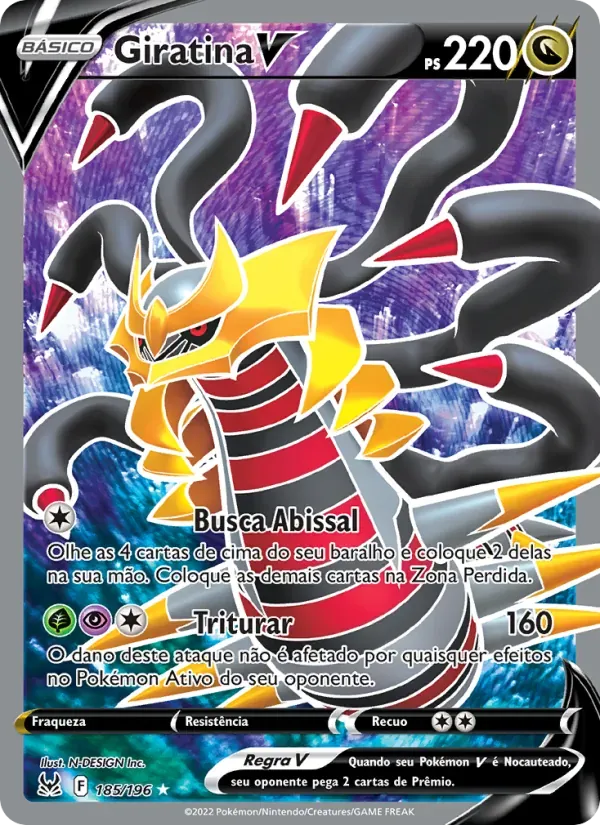 Giratina V 185/196 Origem Perdida