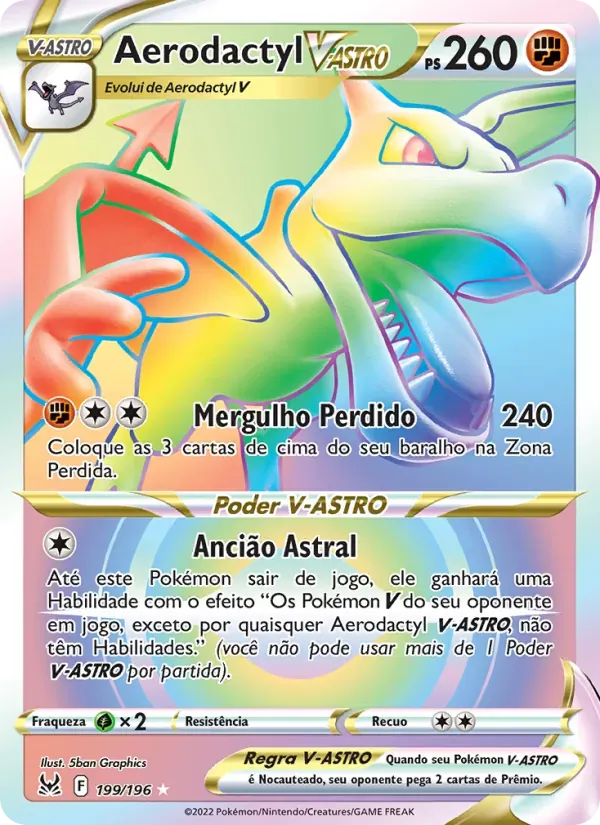 Aerodactyl V-ASTRO 199/196 Origem Perdida