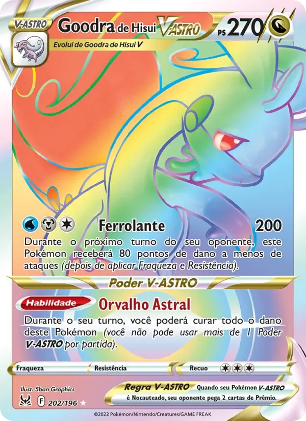 Goodra de Hisui V-ASTRO 202/196 Origem Perdida