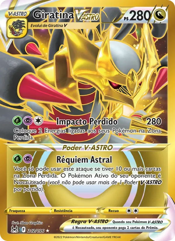 Giratina V-ASTRO 212/196 Origem Perdida