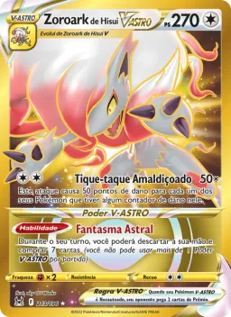 Zoroark de Hisui V-ASTRO 213 Origem Perdida