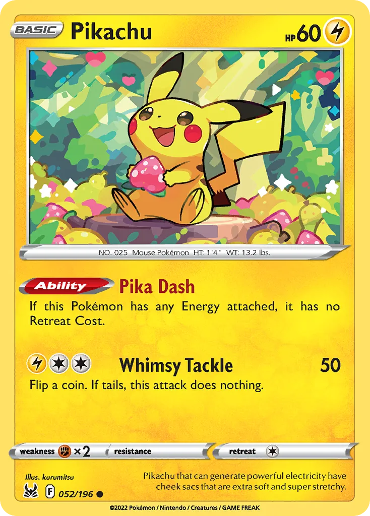 Pikachu TG05/30 Origem Perdida Galeria de Treinador