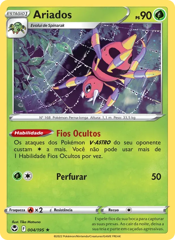 Ariados 004/195 Tempestade Prateada