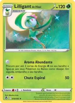 Lilligant de Hisui 010 Tempestade Prateada