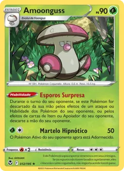 Amoonguss 012 Tempestade Prateada