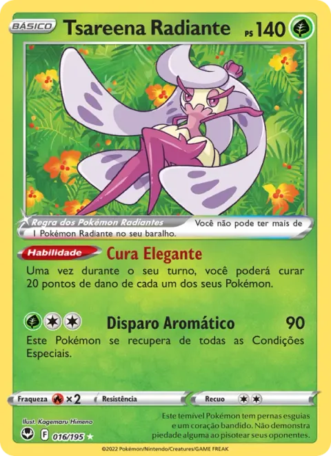Tsareena Radiante 016/195