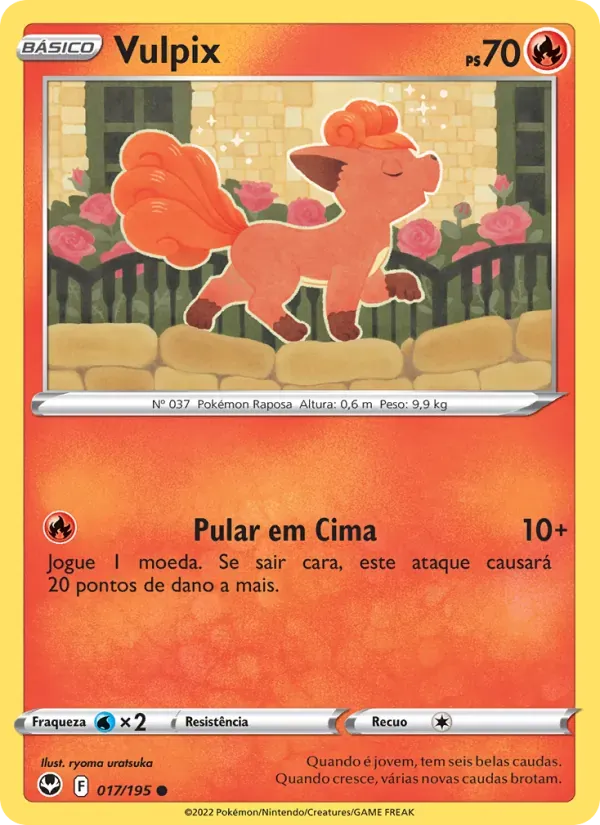 Vulpix 017/195 Tempestade Prateada