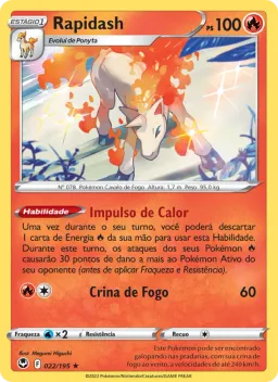 Rapidash 022 Tempestade Prateada